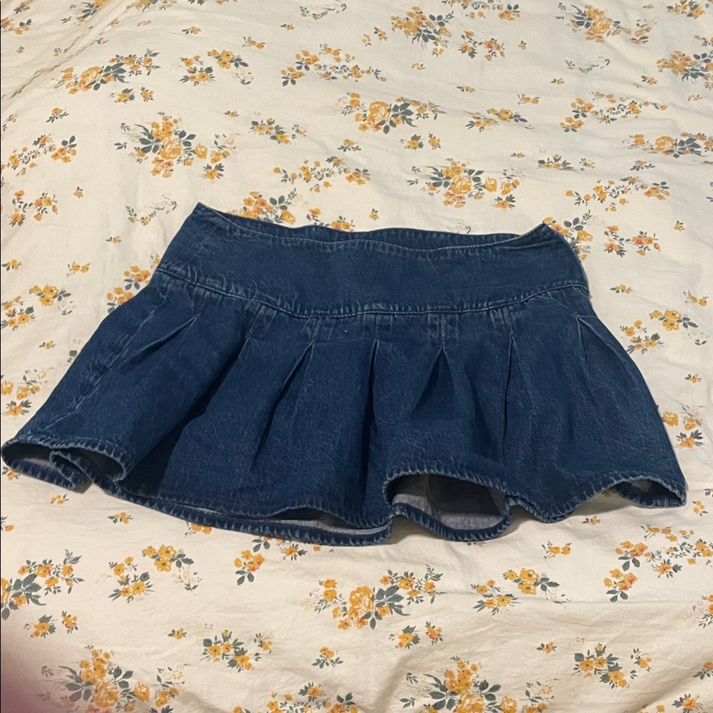 American Eagle By Payless Blue Denim Skirt